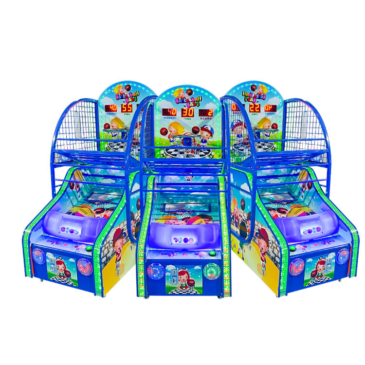 Using an Arcade Basketball Shooting Game: