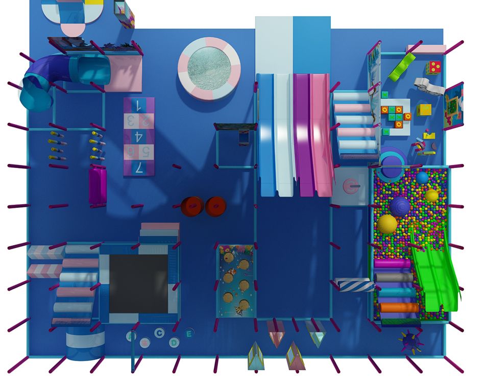 الابتكار في ركوب الألعاب في الملعب: