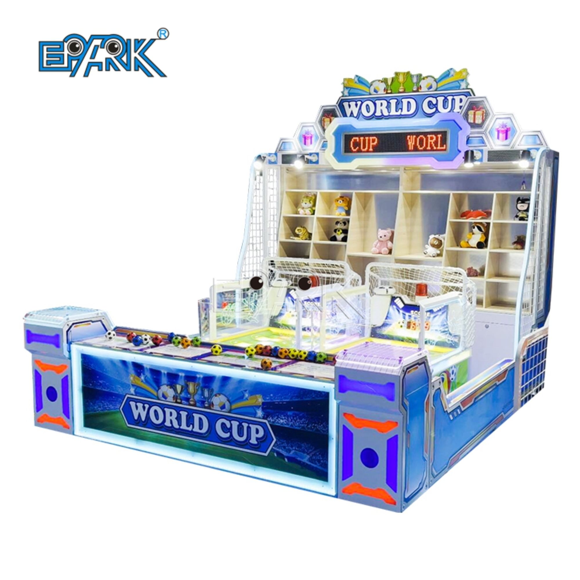  World Is Cup Carnival Booth Game Carnival Booth Game Machine For 2 Players