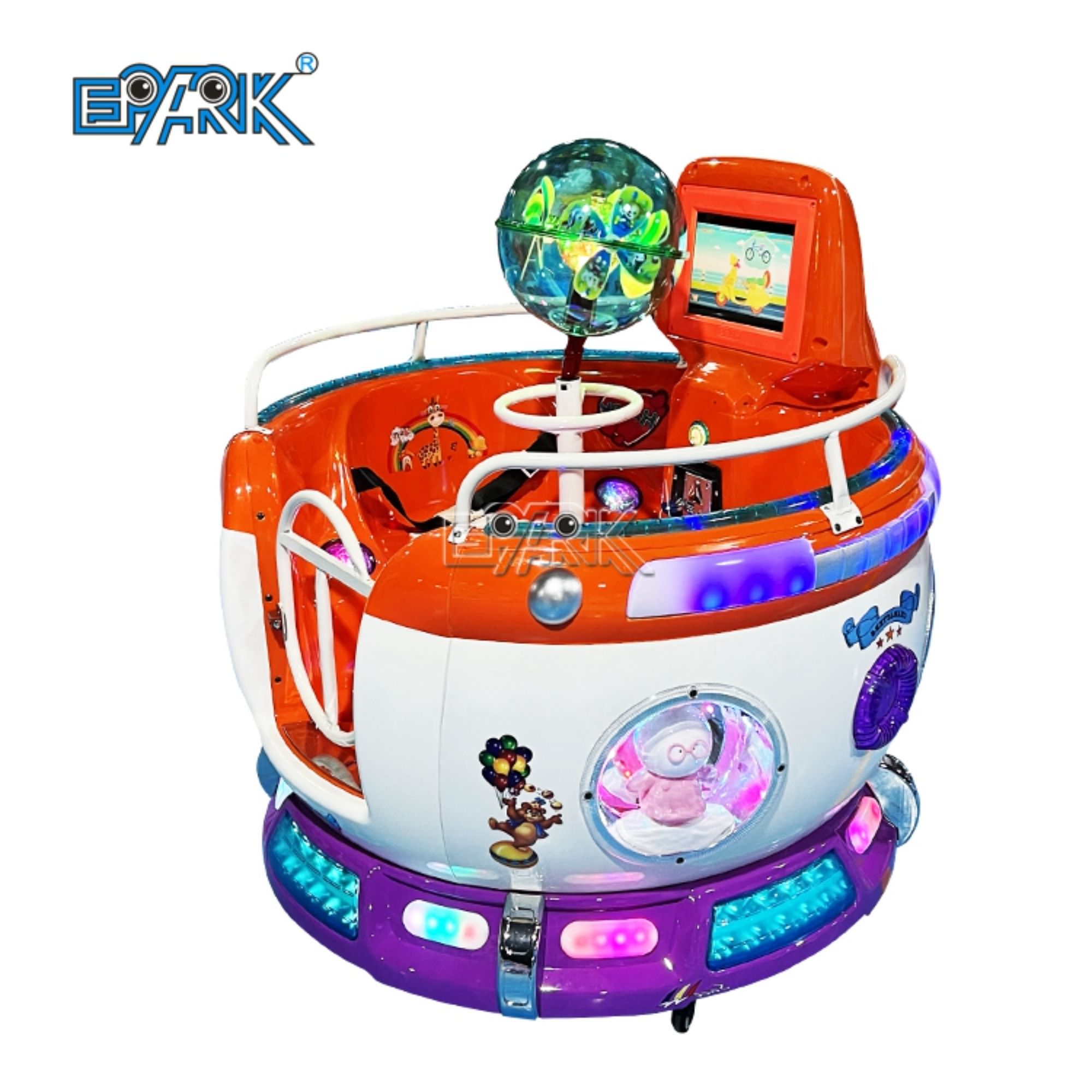 Electric Indoor Playground Kids Swing Rides Machine Coin Operated Rotating Kiddie Rides Game Machine