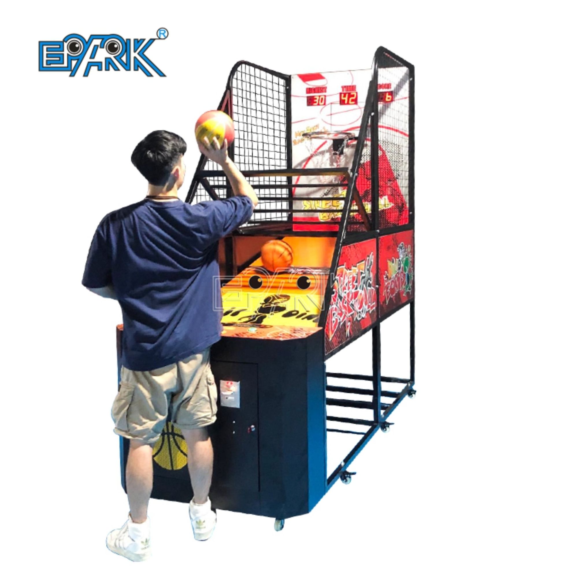 Indoor Sport Coin Operated Arcade Game Basketball Shooting Machine Basketball Machine