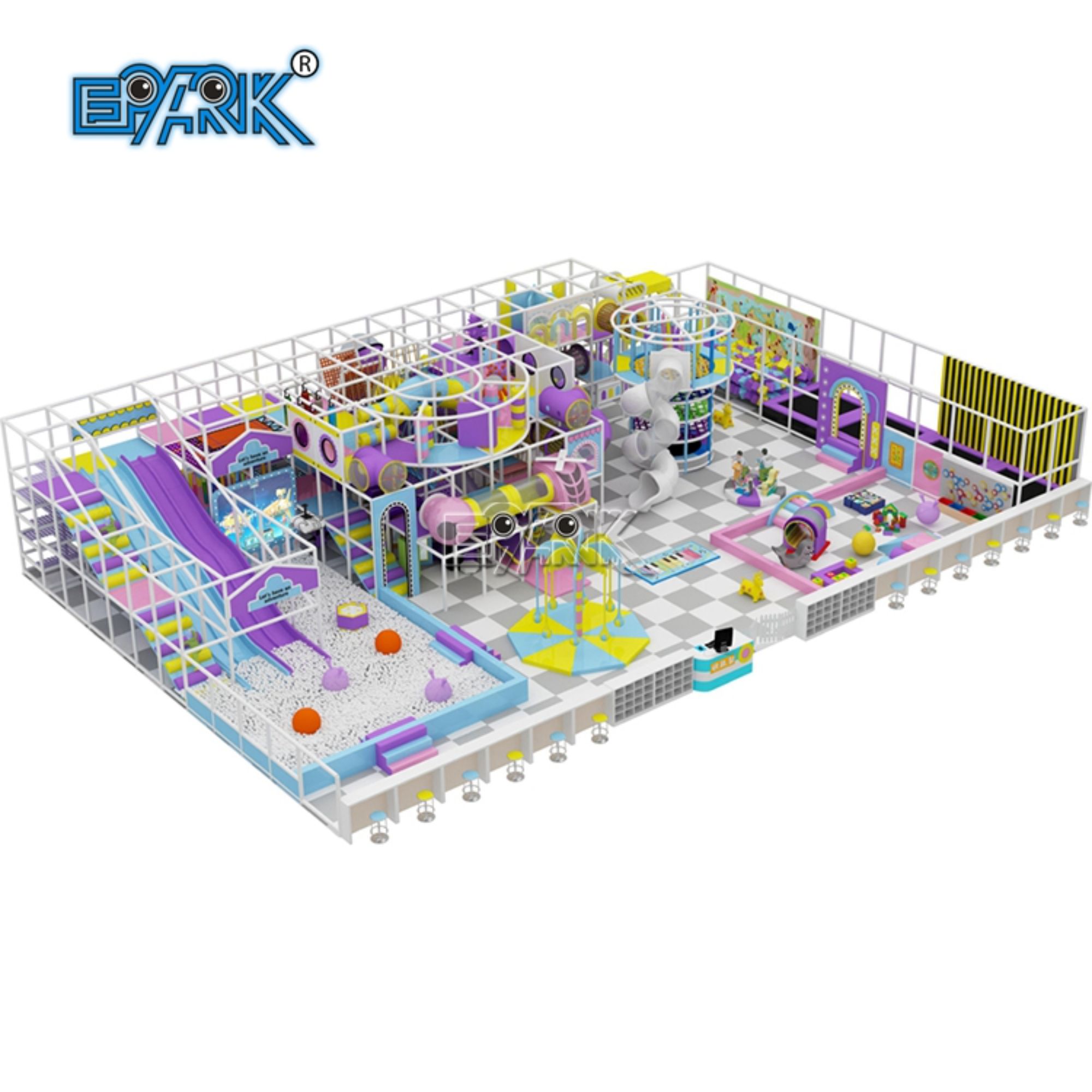 لون الإضاءة في المنتزه الداخلي