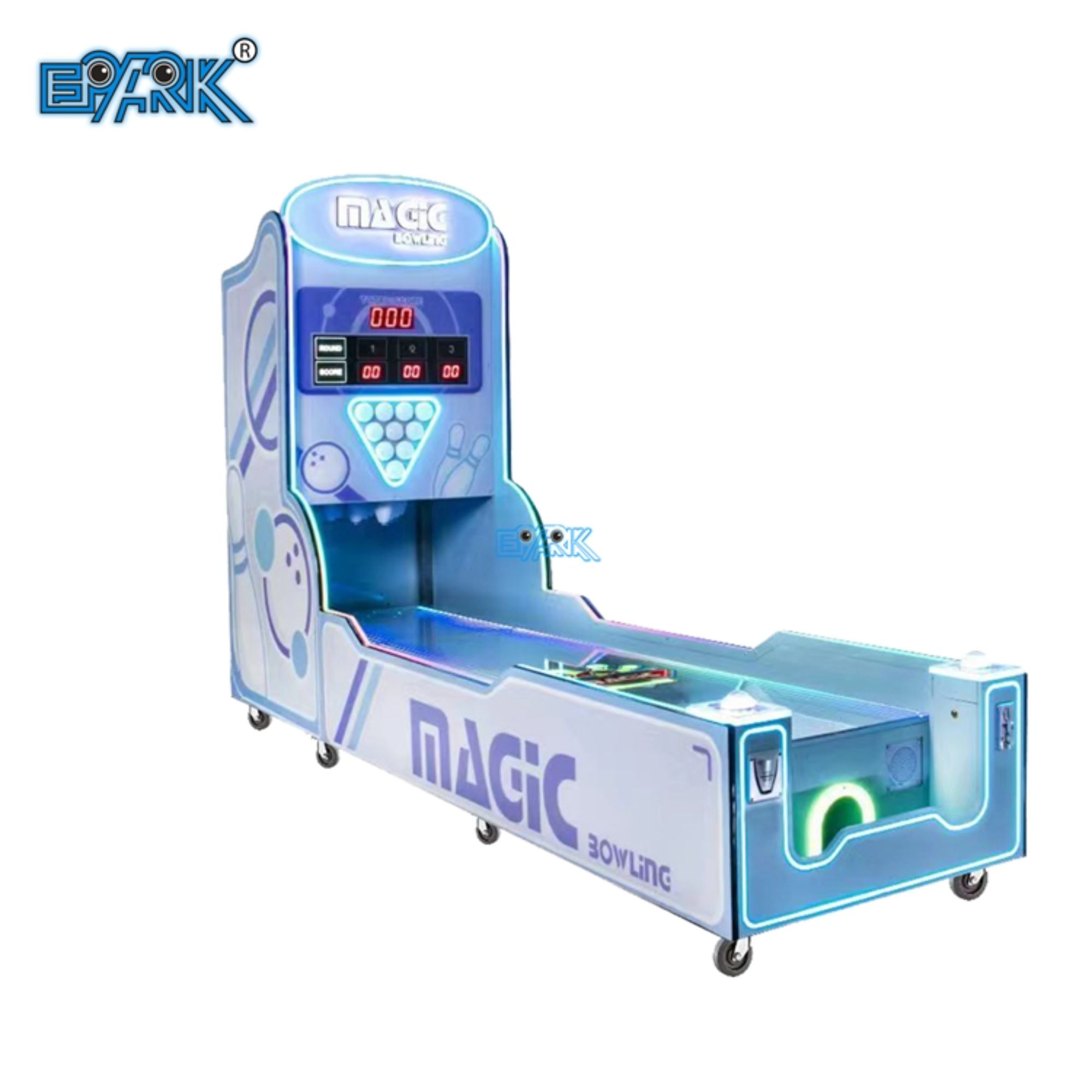 Indoor Amusement Mini Bowling Game Machine 1/2 Players Bowling Ball Machine