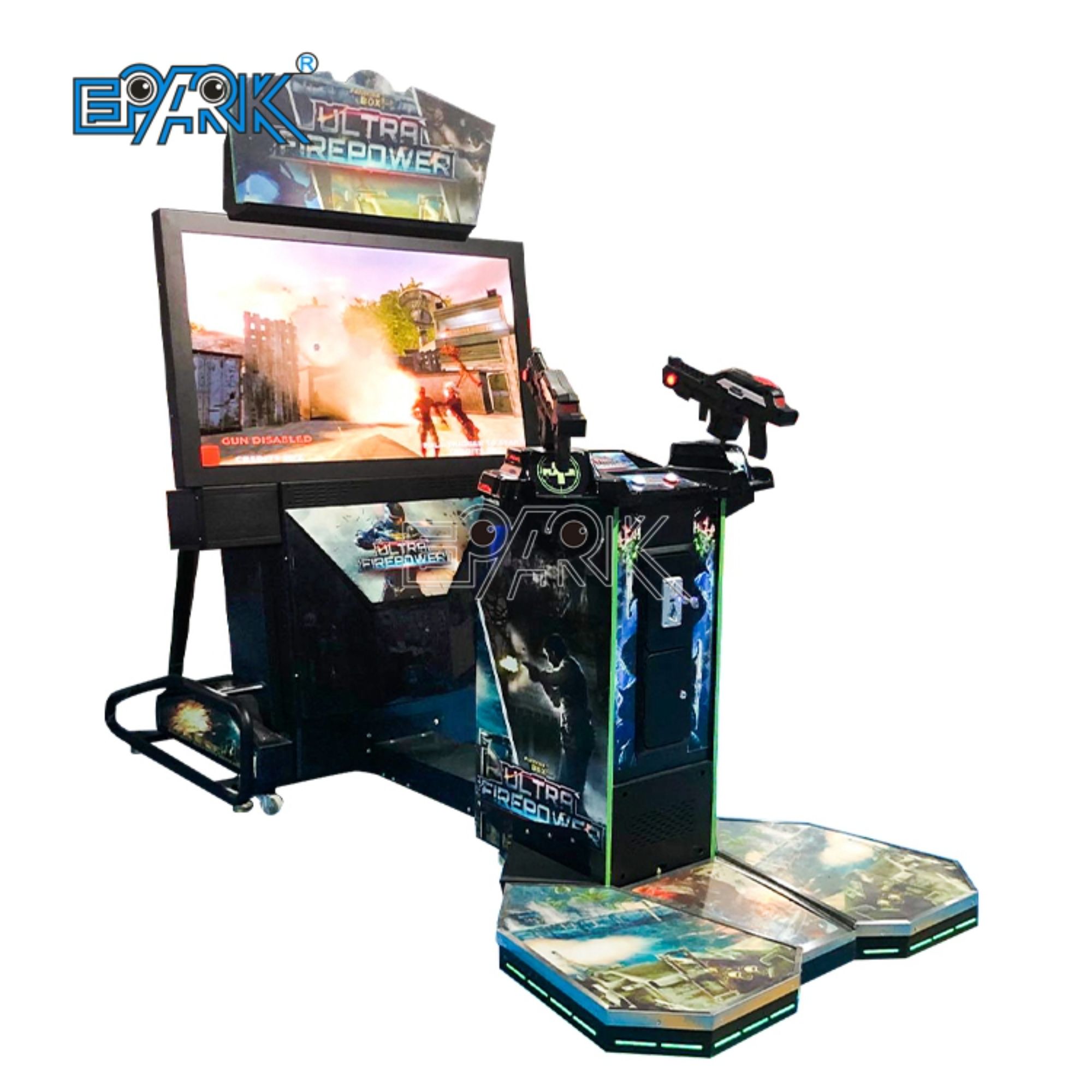 Electronic Alien Game Machine Ultrifire Power Shooting Gun Video Simulator Arcade Game Machine