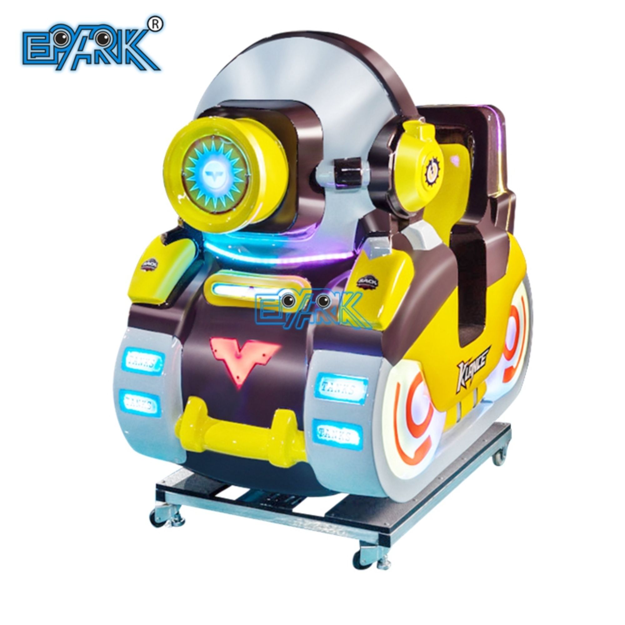 MP5 Screen Indoor Coin Operated Kiddie Ride Amusement Swing Children's Rocking Car
