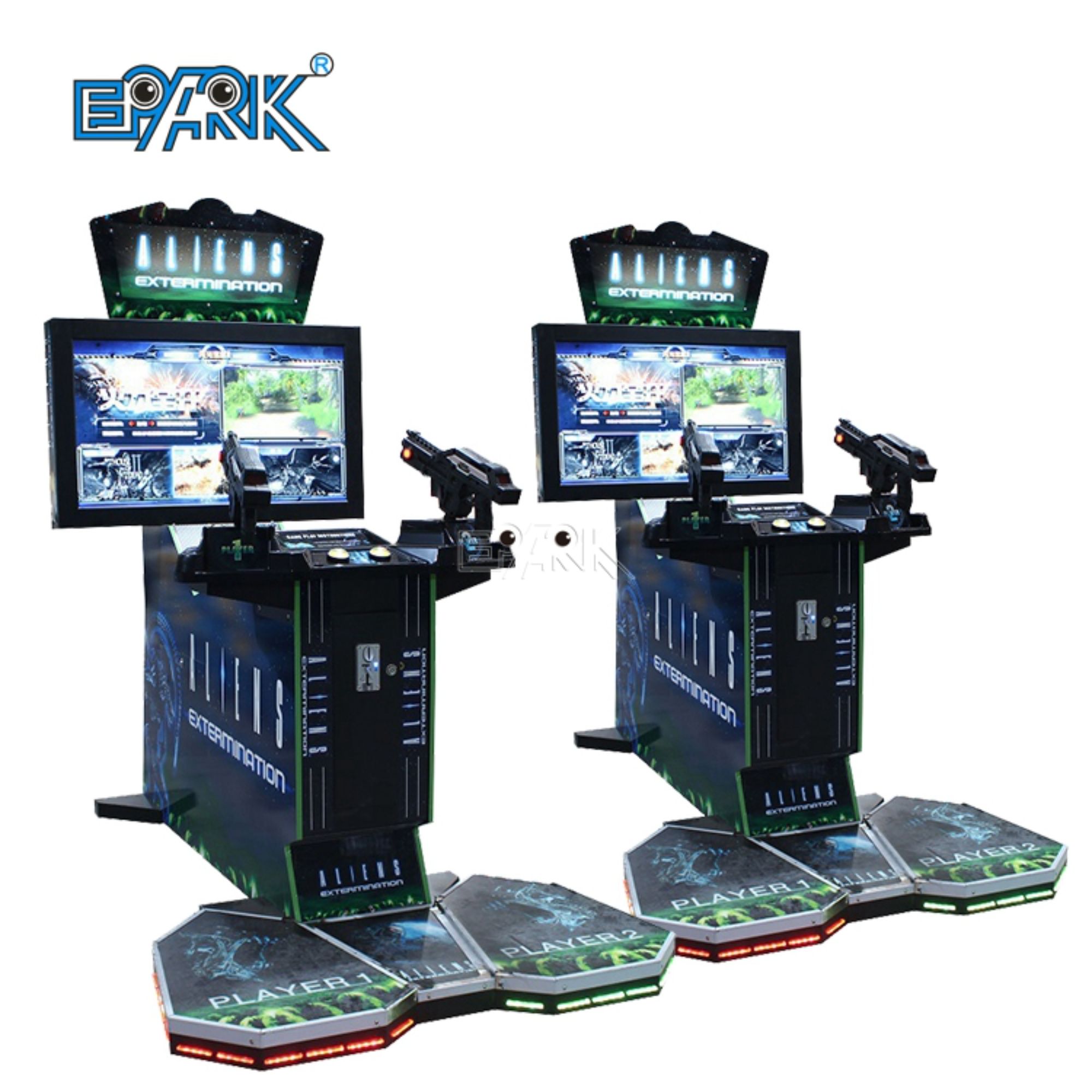 Coin Operated 42 Inch Aliens Extermination Game Machine Arcade Video Shooting Game Machine