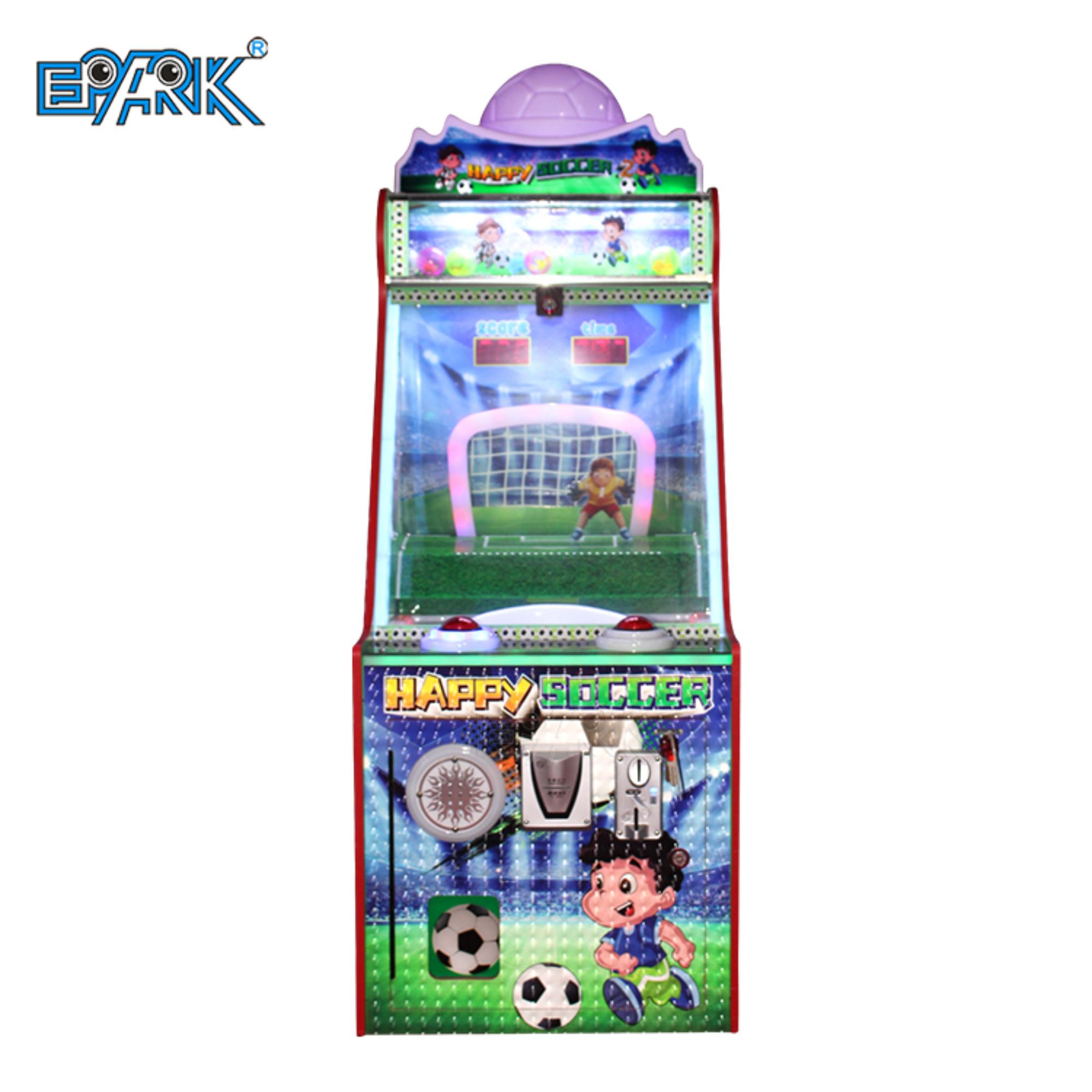 Happy Soccer Game Kids Coin Operated Football Shooting Prize games Machines