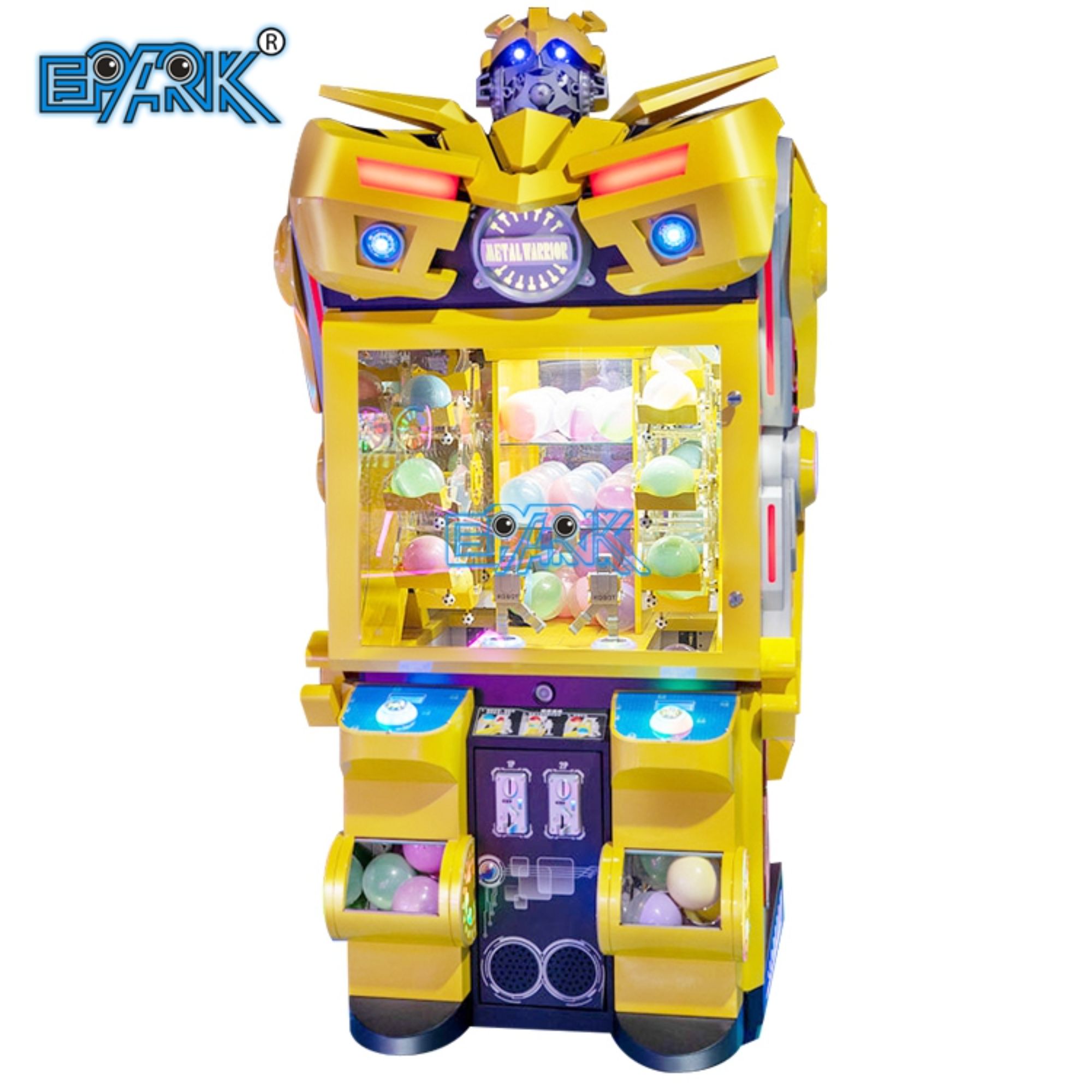 Indoor Coin Operate Game Robot Capsule Toy Machine For Game Center