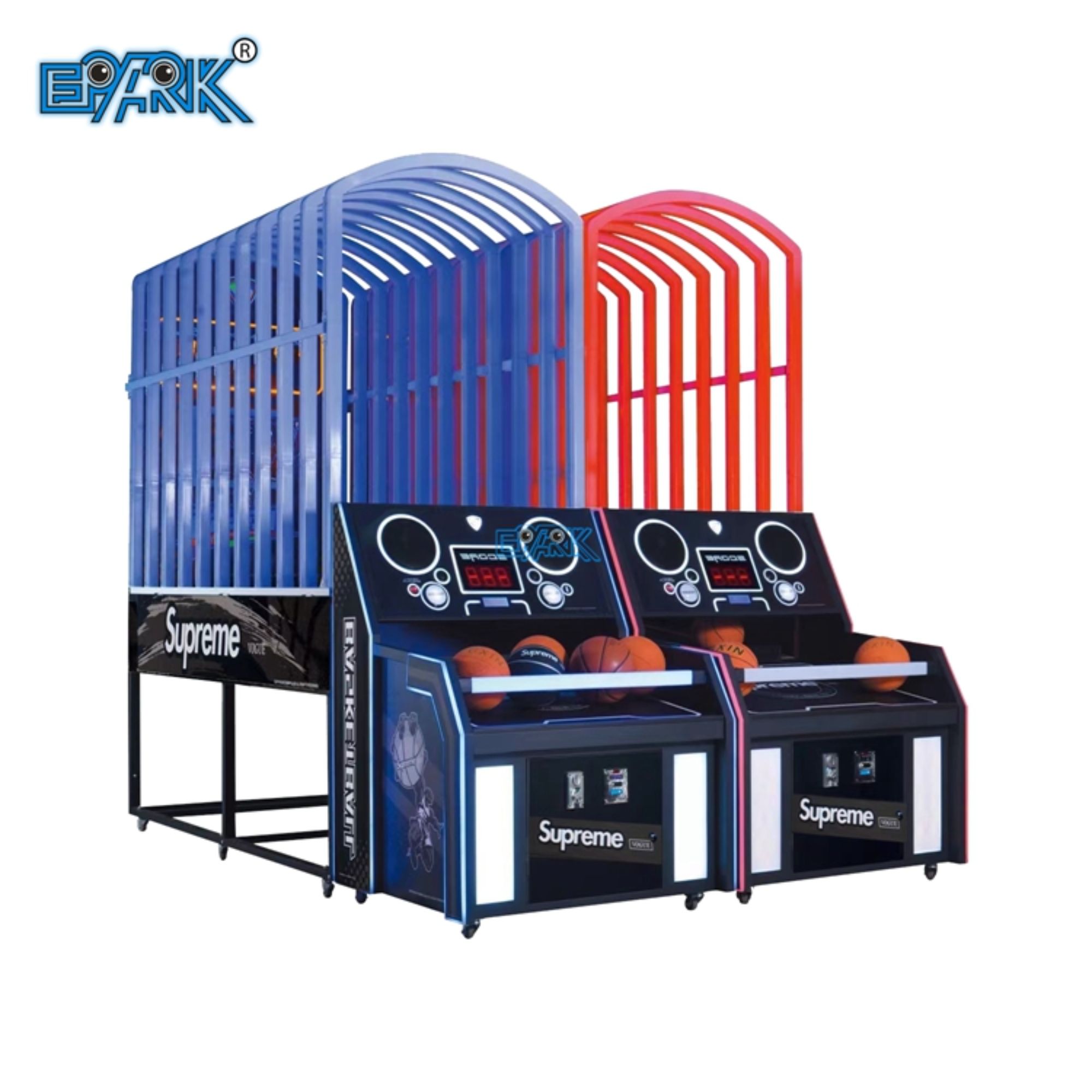 Coin Operated Flashing Basketball Hoops Shooting Game Machine Indoor Arcade Street Basketball Machine Arcade Games
