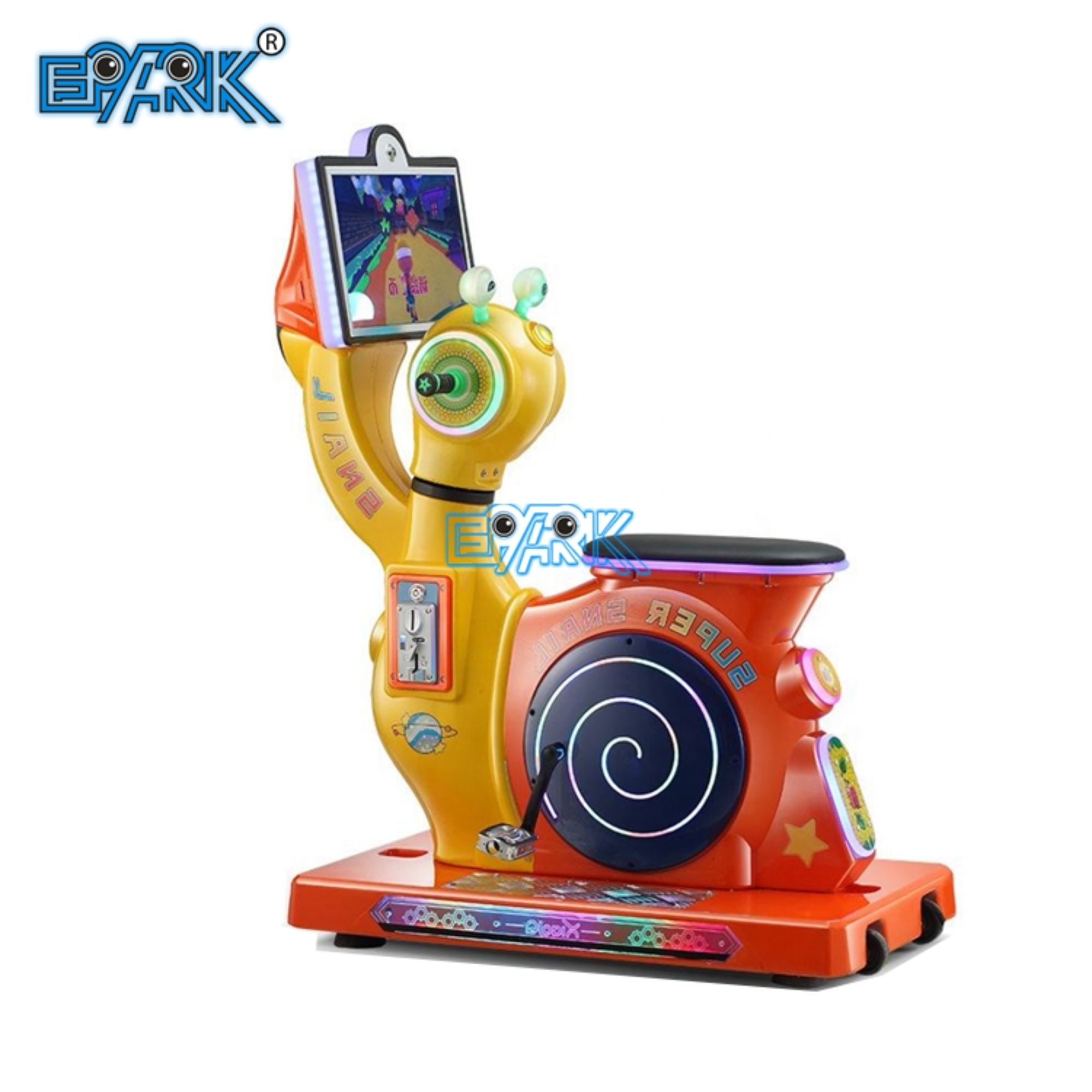 Kids Bicycle Amusement Kiddie Ride Speed Bike Coin Operated Indoor Arcade Video Kids Game Machine