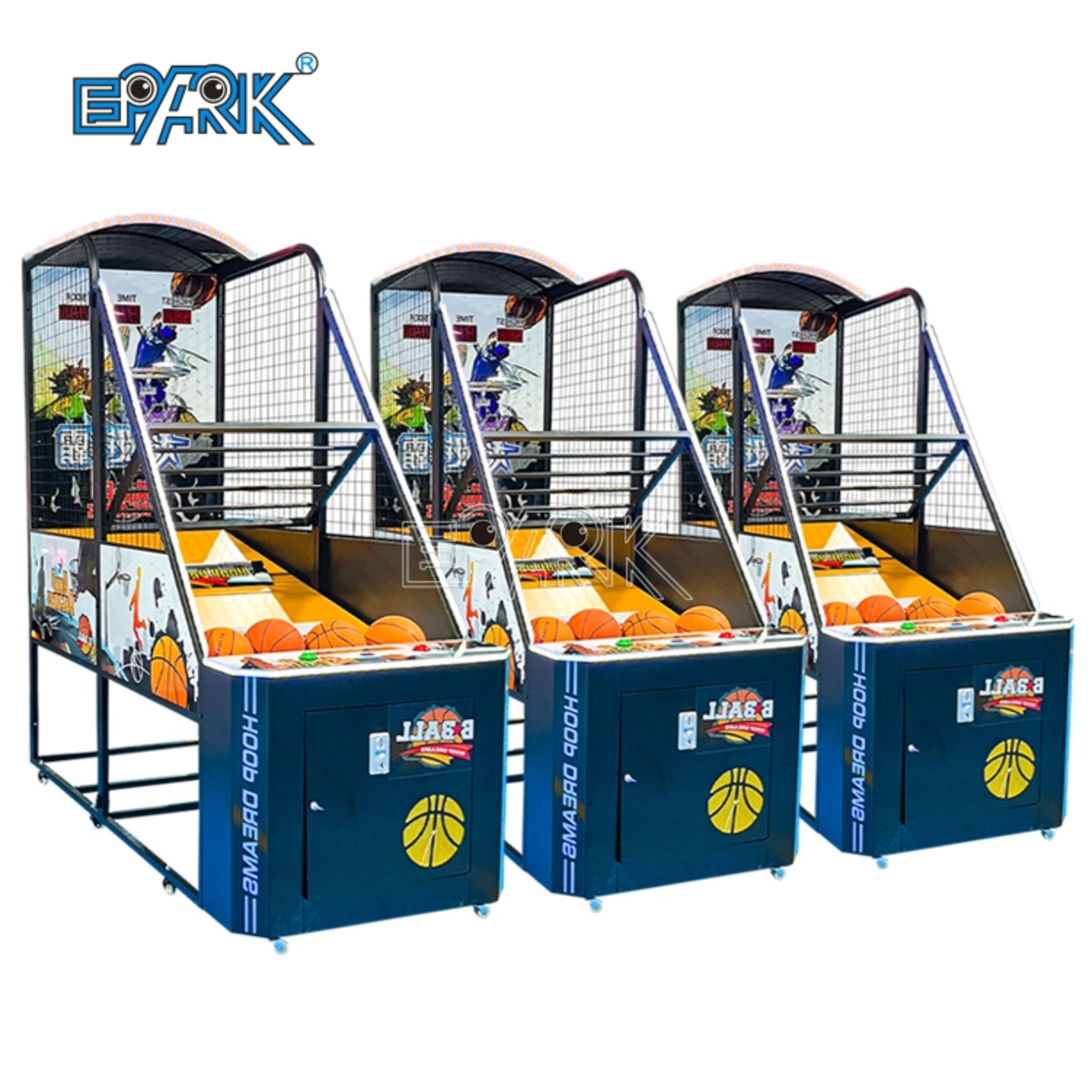 Adult Indoor Electronic Arcade Basketball Games Machines Coin Operated Competition Interactive Game Basketball Machine