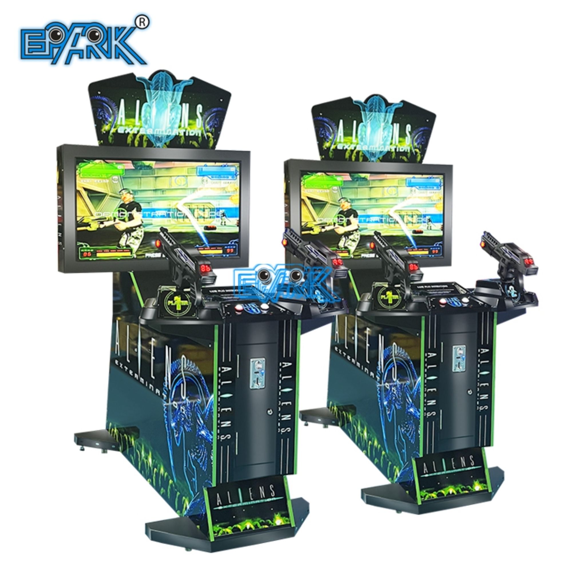 Indoor Coin Operated Games Shooting Arcade Game Machine With 42 Inch LCD