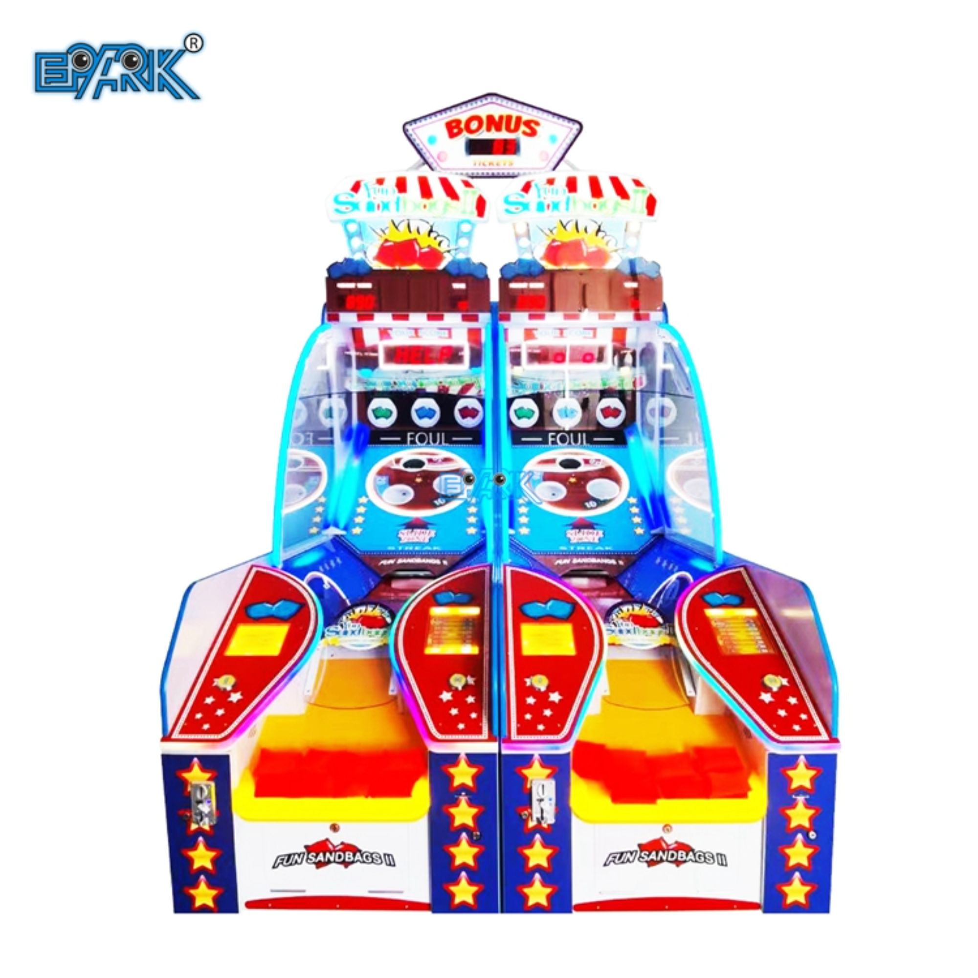 Coin Operated Arcade Indoor Sport Ticket Throw Sandbags Lottery Redemption Game Machines