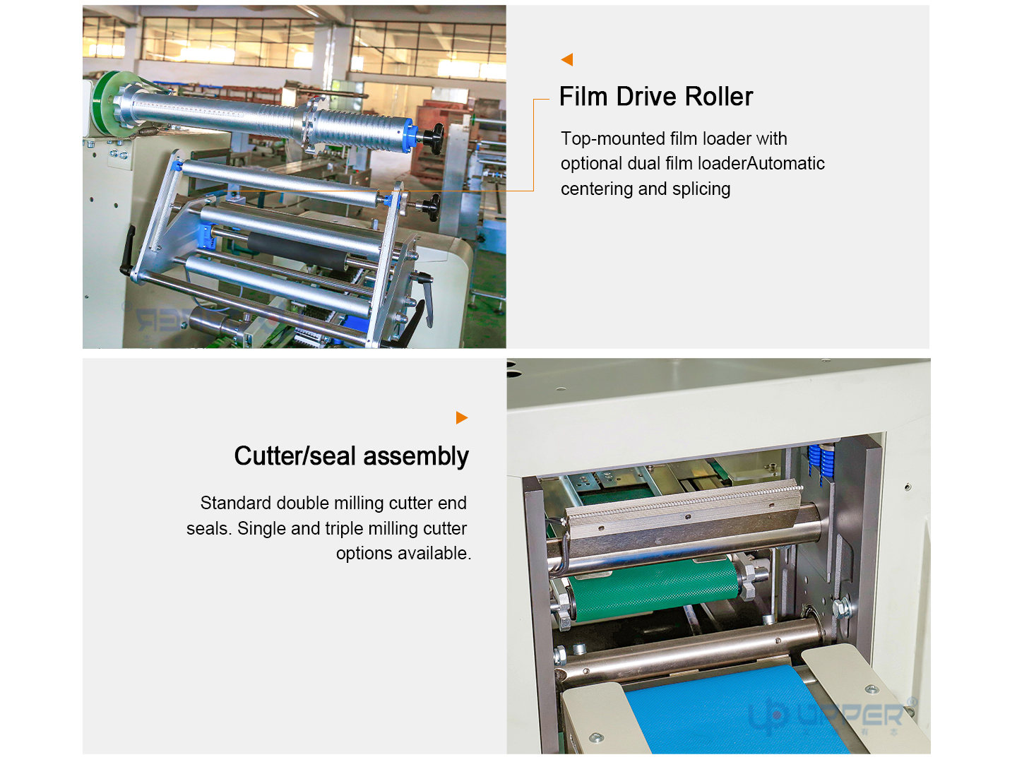 Rotary table sorting puffed corn stick cotton candy packaging line Automatic marker pen potato biscuit flow packing machine factory