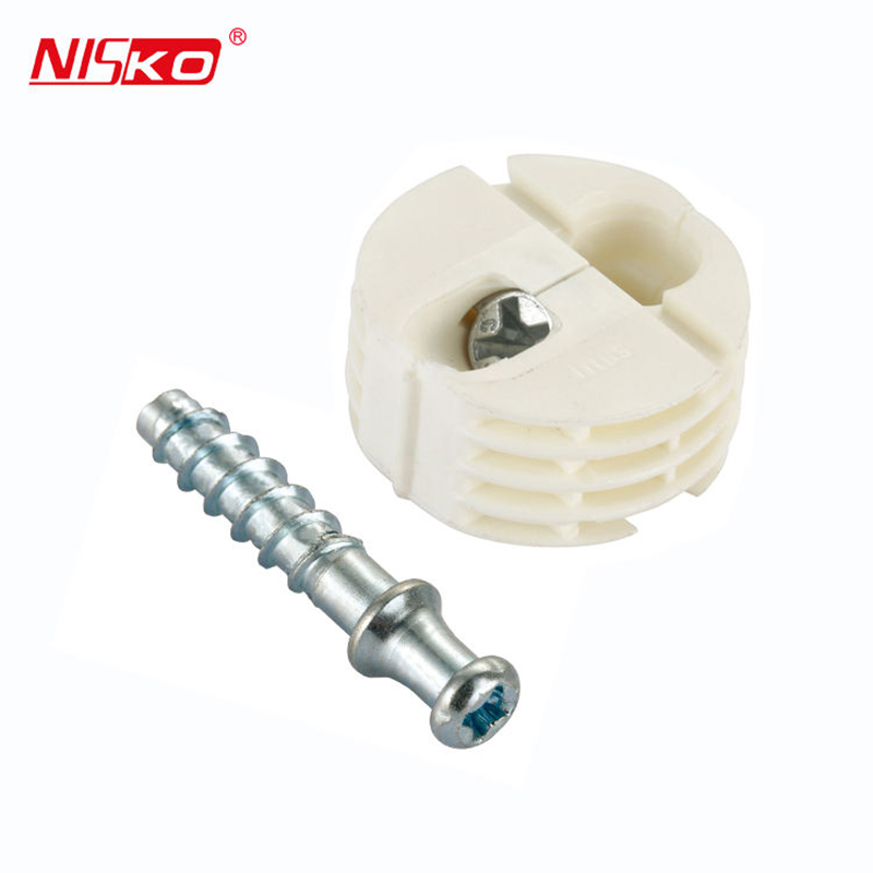 NISKO Furniture Accessories Cabinet Alloy Invisible Furniture Connector Screw Shelf Bracket