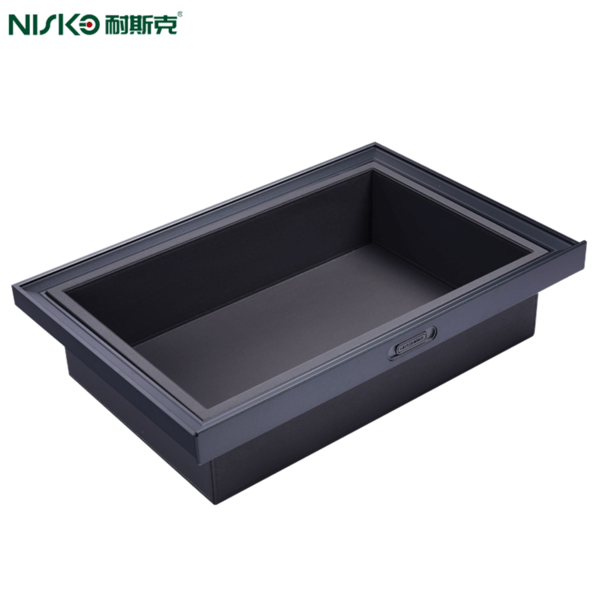 NISKO Royal Series Pull out Leather Basket Leather Box