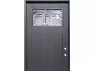 Fiberglass doors are a popular choice among homeowners and builders.