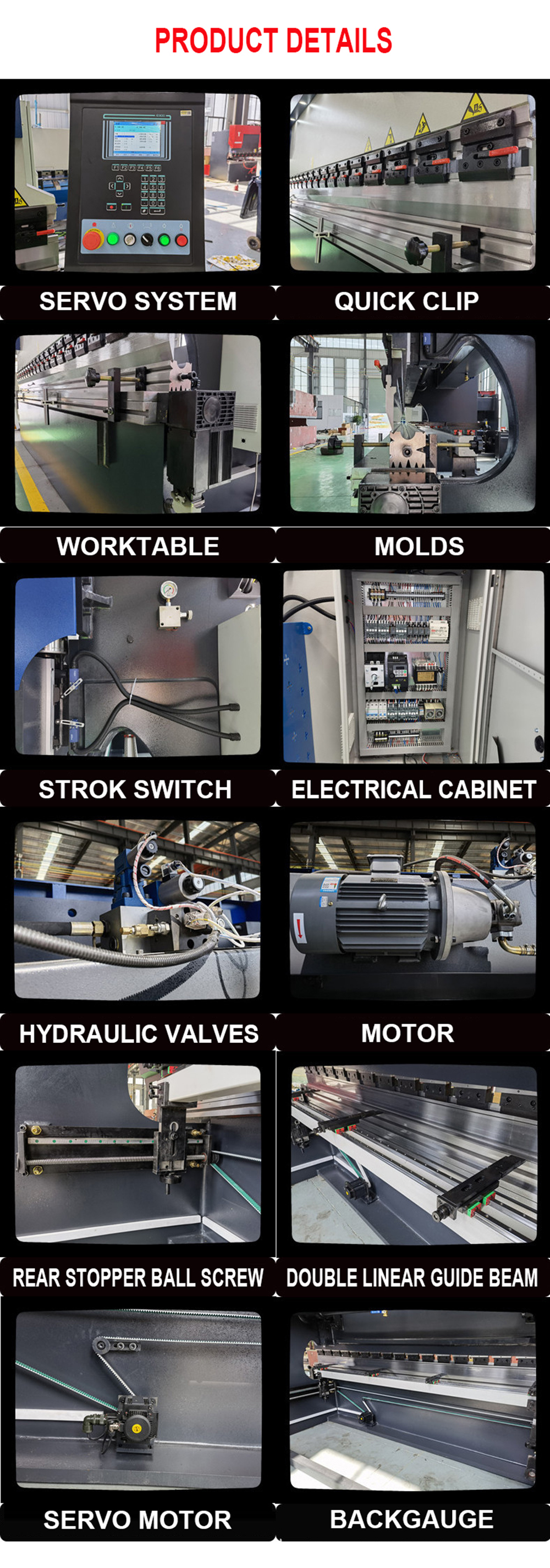 Nadun 200T-3200 CNC Hydraulic Bending Machine details