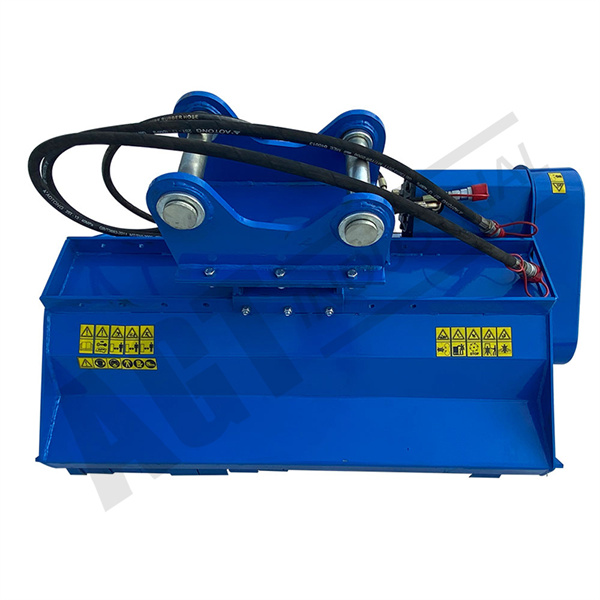 Bersihkan semak dan pohon kecil secara efisien dengan pemotong flail ekskavator