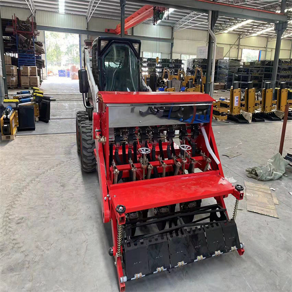 Skid Steer Traktor Zweisach Planer