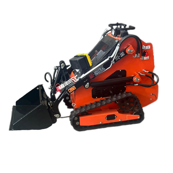 What are the key features to look for in a mini front end loader