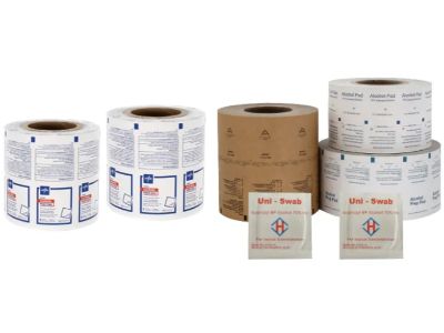 The advantages of the rolled film compared with the finished bag.