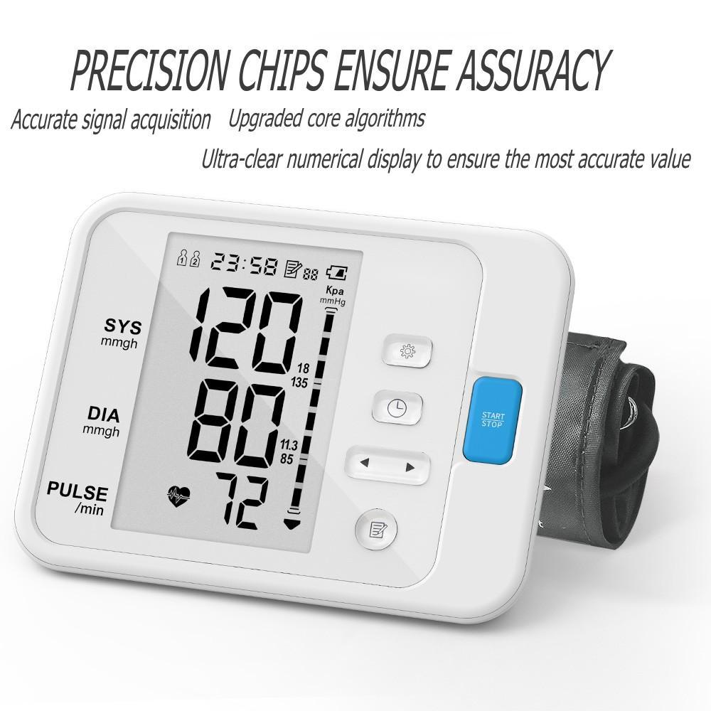 High Quality Automatic Blood Pressure Machine Digital BP Testing Device  Electronic Upper Arm Blood Pressure Monitor factory