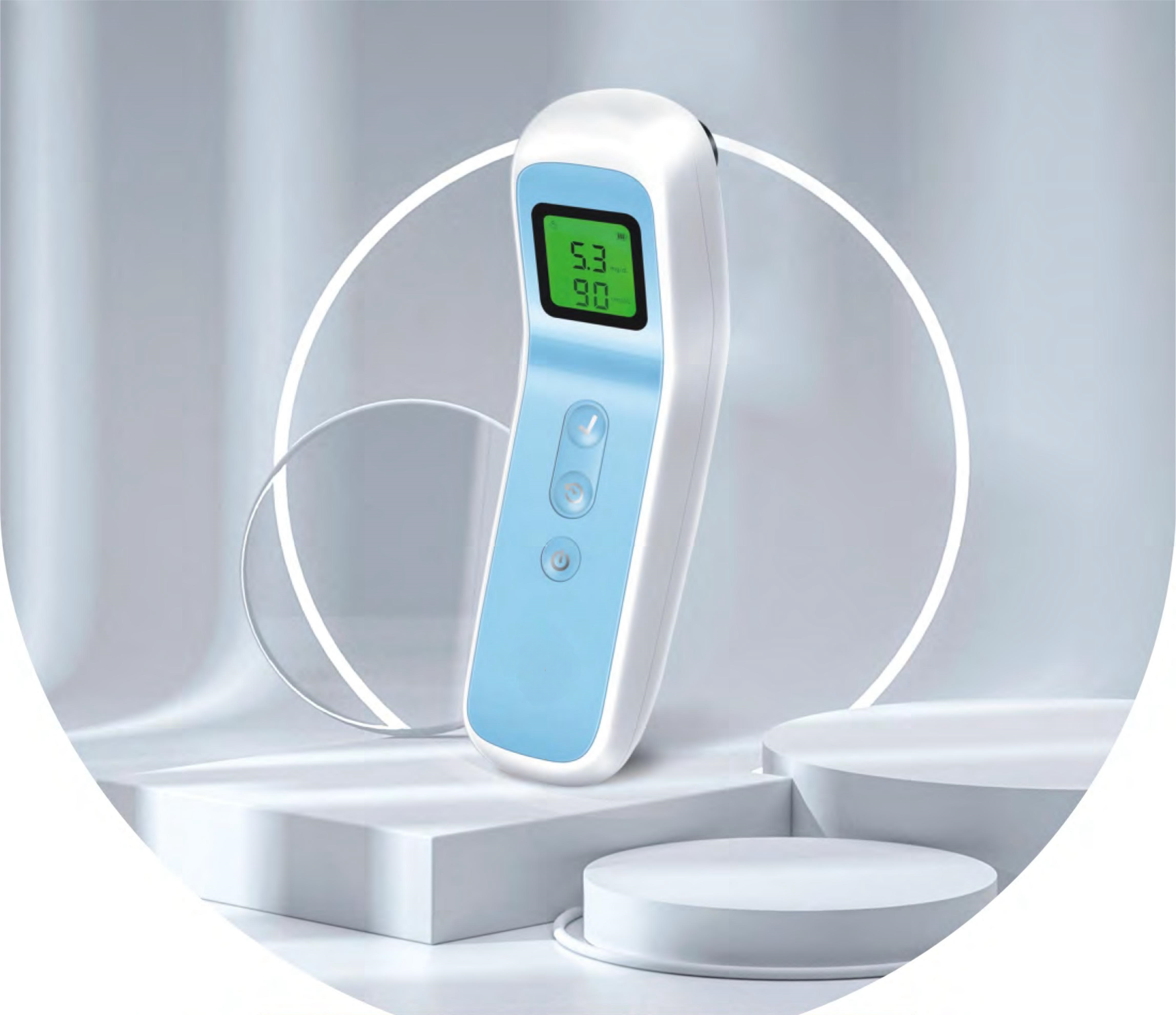 Infant Care maternity post-natal 3.7V Rechargeable baby jaundice for accoucheur neonatologist pediatrician Bilirubin Analyzer factory