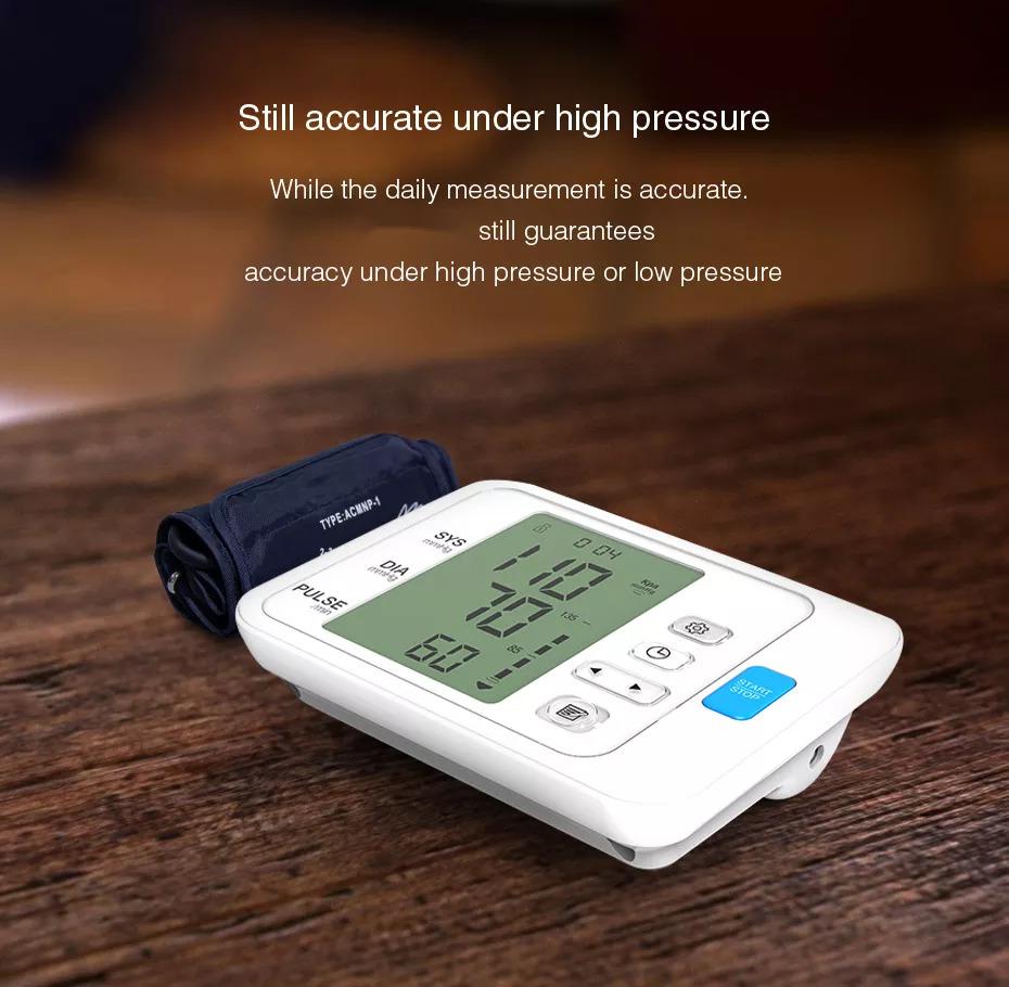 High Quality Automatic Blood Pressure Machine Digital BP Testing Device  Electronic Upper Arm Blood Pressure Monitor manufacture