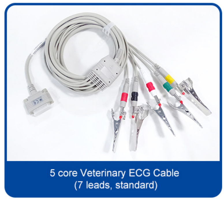 2024 hot selling 3-Channel 12-Lead Portable ECG Machine Animal Veterinary Medicine EKG Device for Veterinary Instrument Use manufacture