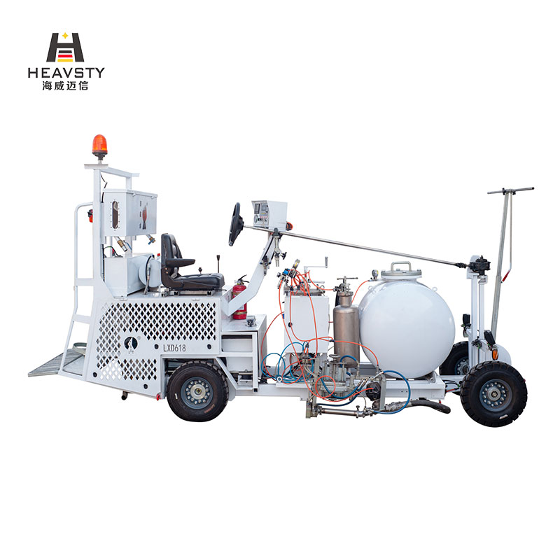 جهاز رسم علامات الطرق المزود بمكونين للقيادة طراز HW 618 (خطوط نقاط)