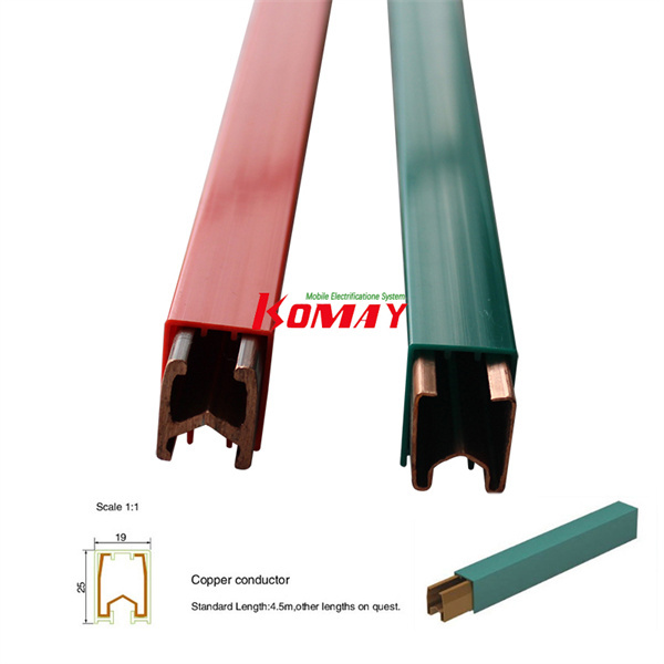 מערכות חשמליות בטיחותיות יותר עם מסילת כוח עם מוליך מבודד