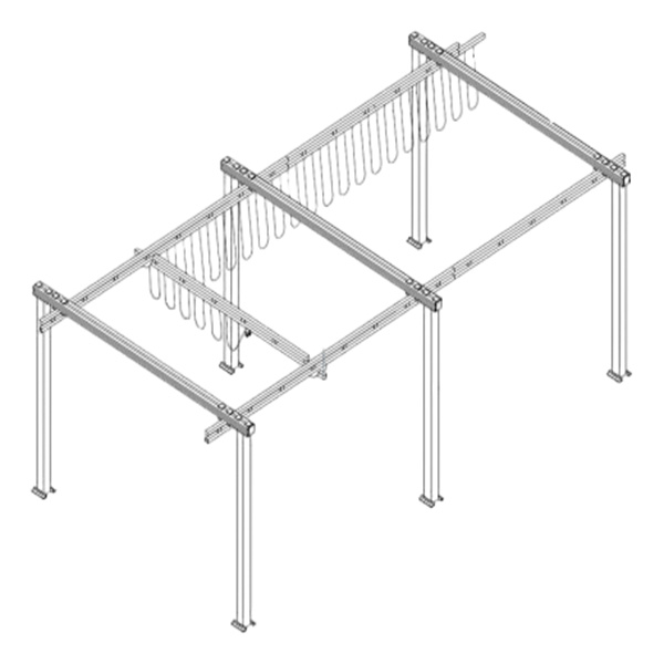 رافعات جسرية متعددة الاستخدامات في المستودعات للمهام الثقيلة رفع الأوزان