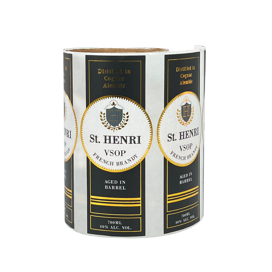 Manufacturers Custom Private Brand Name Printing Logo Adhesive Roll Labels Stickers for Packaging manufacture
