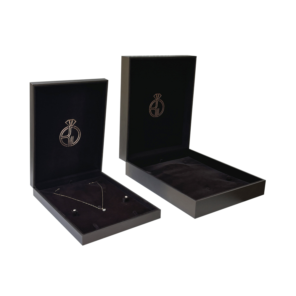 Luxury custom logo wholesale jewelry velvet earrings necklace bracelet packaging box leather small large ring jewelry box manufacture