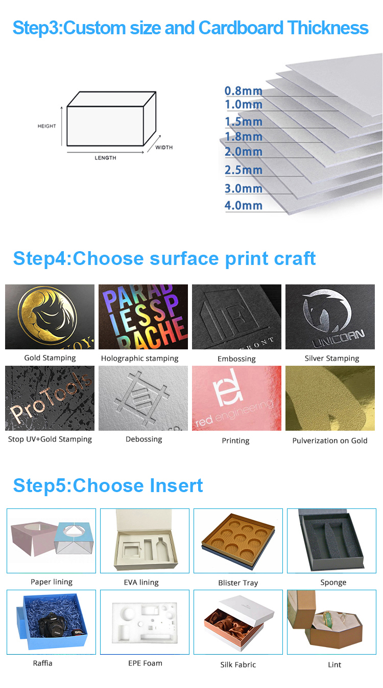 Luxury Matt black Glossy UV handmade custom Custom Logo chocolate packaging box Foldable Magnetic Eyewear Gift Box With ribbon supplier