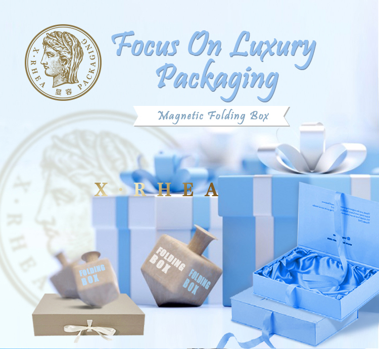 Luxury Matt black Glossy UV handmade custom Custom Logo chocolate packaging box Foldable Magnetic Eyewear Gift Box With ribbon details