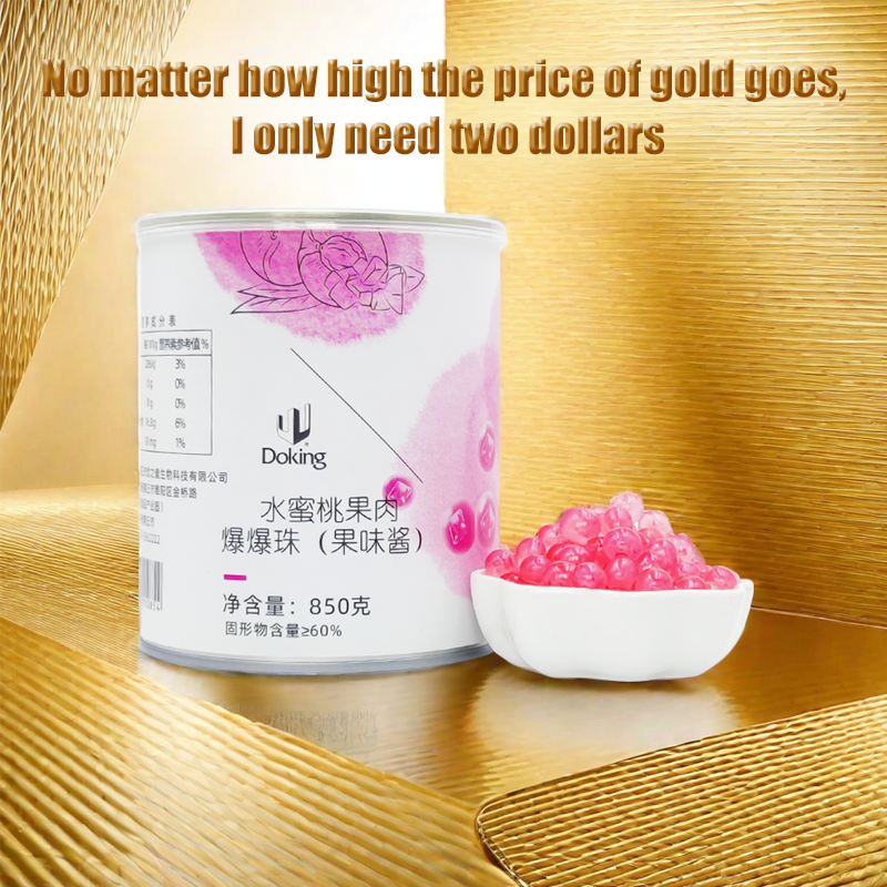 Upoutejte pomocí naší bílé tapiokové popping boby