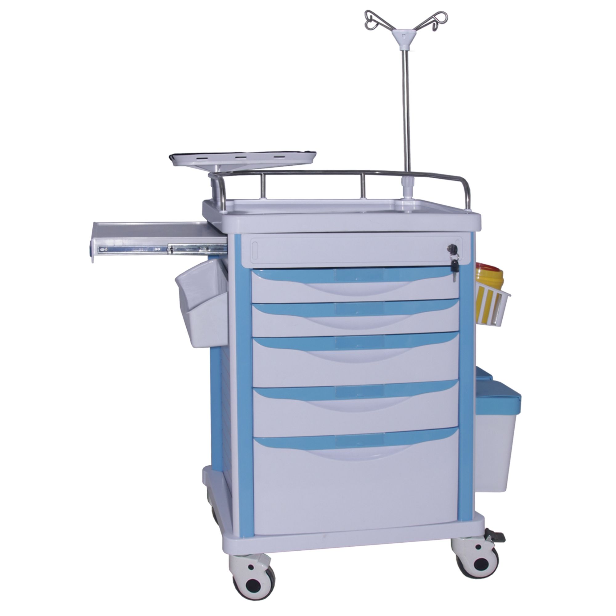 XH-62512B3 Four Whish Wheels Emergency Trolley