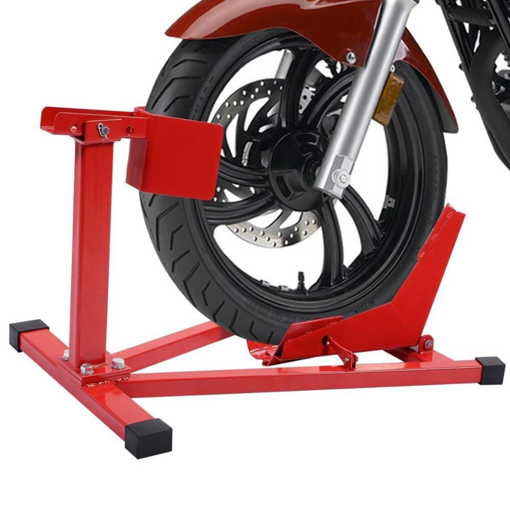 Ġilieħ Aġjustabbli Għal Ġiriet Motossikletta, Suport Motossikletta Tal-Aċċiari Steel, Għal Ġir Riċievja Bejn 15
