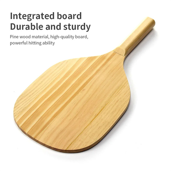 Атрымайце натуральныя ўражэнні з дреўнай ракеткай для пакебала