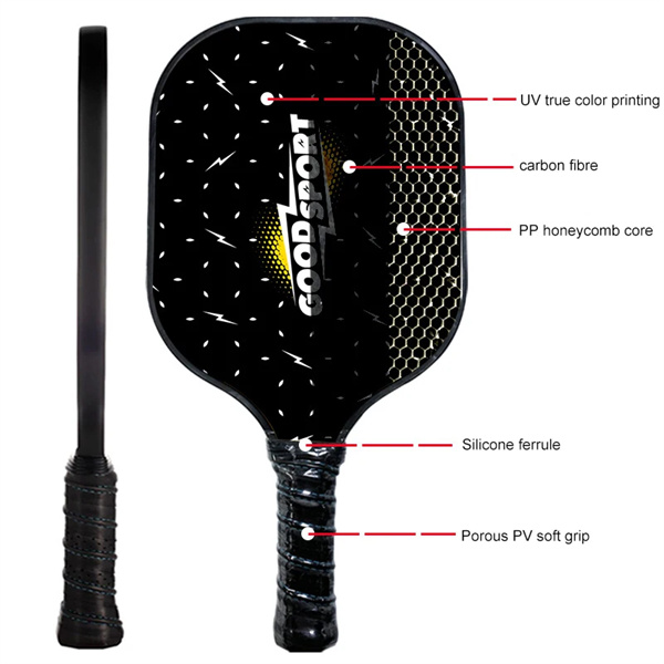 Set of Two Durable Pickleball Paddles