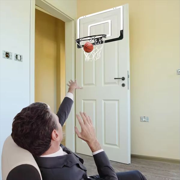 Take Breaks from Your Computer and Shoot Some Hoops with Small PC Basketball Board Mini Basketball Hoop Set
