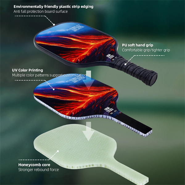 The Glass Fiber Pickleball Paddle Advantage.