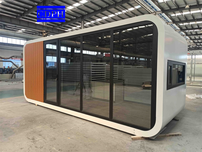 Experience the freedom of living small with the capsule tiny house