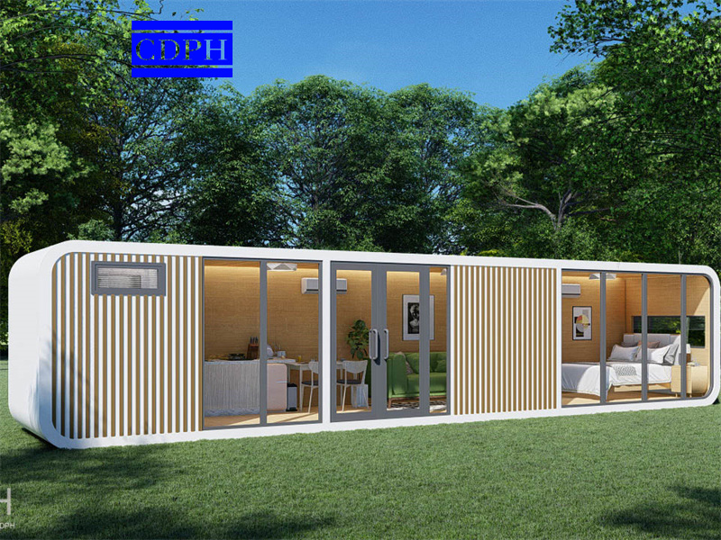 Casa modular 40ft prefabricated modular small offices houses Apple cabins