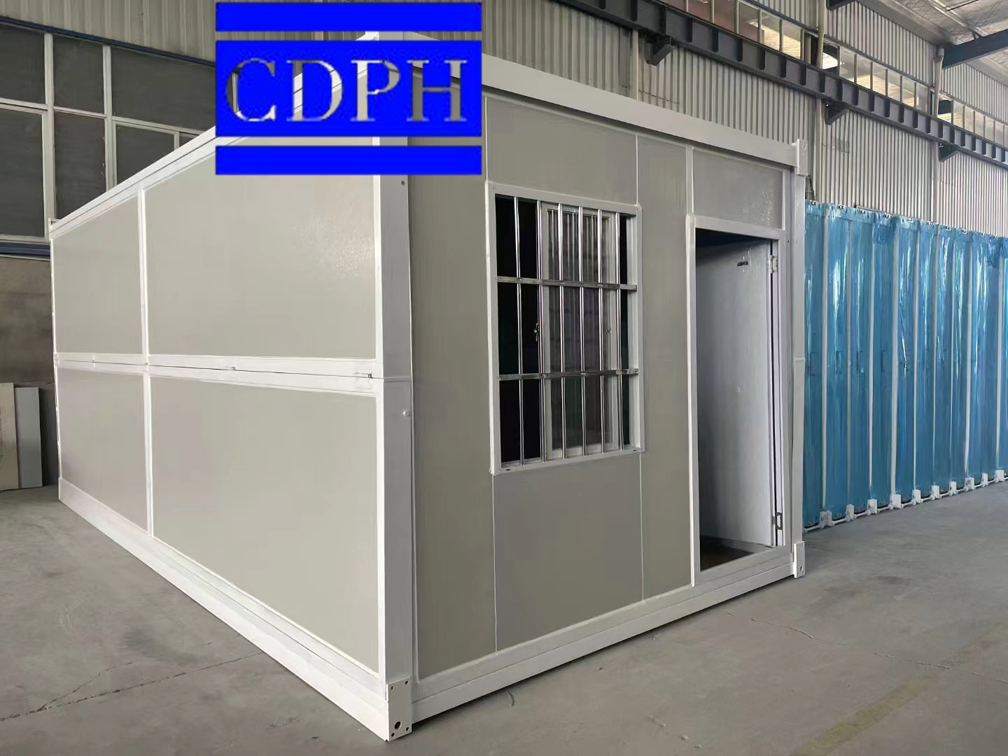 Innovative design meets affordability with our prefab folding container homes.