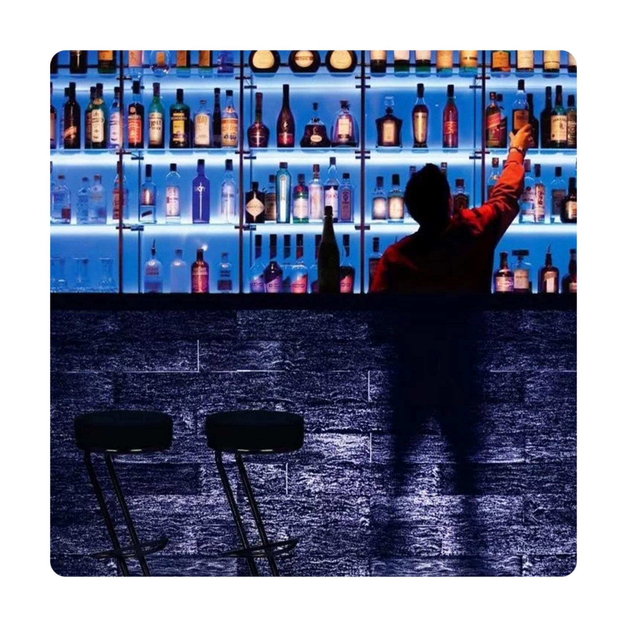 Customized Translucent Concrete Bar