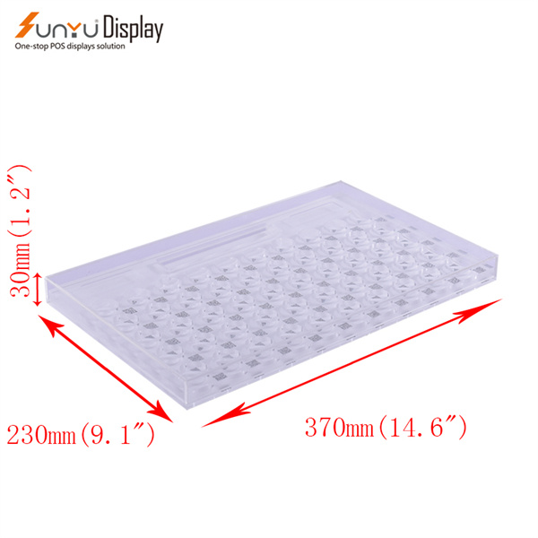 Ոճային և գործառույթային ակրիլային ստուգուններ՝ ապրանքների ցուցադրման համար