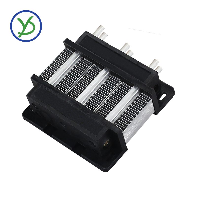 Yüzey yalıtılmış 100W 200W 12V 24V 36V 48V 220V Termostatik PTC Isıtma Elemanı brokar Elektrikli Hava Isıtıcı 75x76x26mm AC/DC